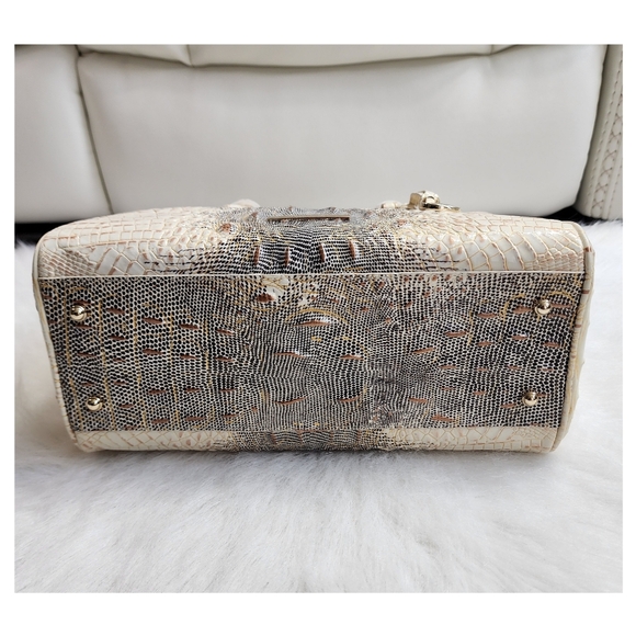 NWT Brahmin Marissa Ivory Iguana Ombre Melborne w/ dustbag - Picture 5 of 7